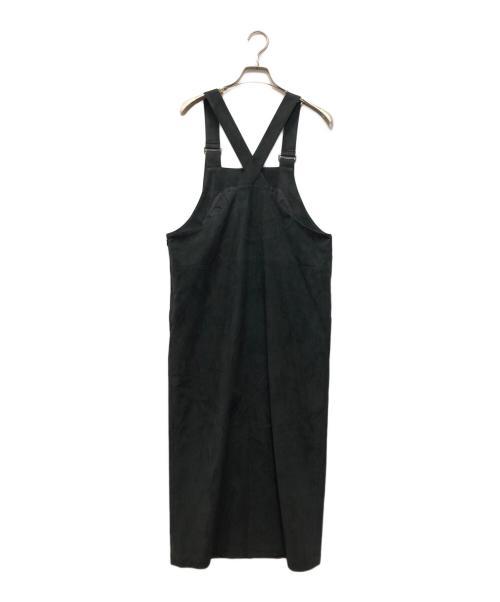 LOHEN（ローヘン）LOHEN (ローヘン) エコスウェードジャンスカ ブラック サイズ:38の古着・服飾アイテム