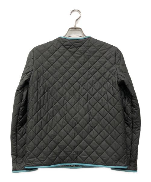 Salvatore Ferragamo（サルヴァトーレ フェラガモ）Salvatore Ferragamo (サルヴァトーレ フェラガモ) 総柄ガンチーニリバーシブルノーカラージャケット ベージュ サイズ:38の古着・服飾アイテム