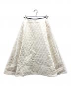 SHE TOKYOシートーキョー）の古着「ベルベットスカート」｜ホワイト