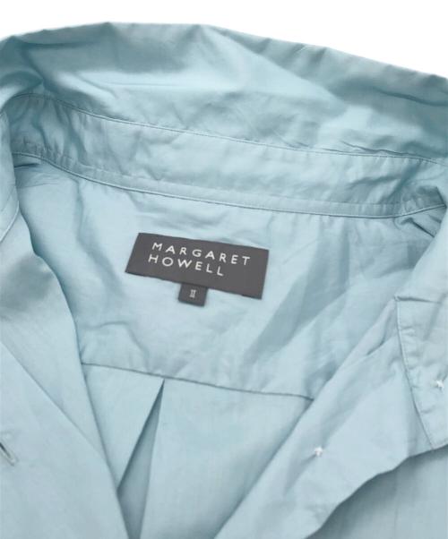 MARGARET HOWELL（マーガレットハウエル）MARGARET HOWELL (マーガレットハウエル) 半袖シャツ ブルー サイズ:2の古着・服飾アイテム
