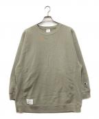 Champion×WTAPSチャンピオン×ダブルタップス）の古着「クルーネックスウェット」｜グリーン