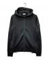 MONCLER（モンクレール）の古着「Maglia Cardigan ロゴワッペンジップアップ フーディ」｜ブラック