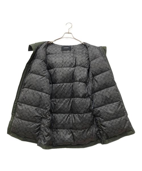 COACH（コーチ）COACH (コーチ) エレベイティッド ダウンパーカー グリーン サイズ:Mの古着・服飾アイテム