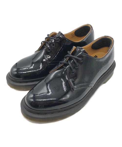 Dr.Martens（ドクターマーチン）Dr.Martens (ドクターマーチン) RAY BEAMS (レイ ビームス) パテント3ホールシューズ ブラック サイズ:UK5の古着・服飾アイテム