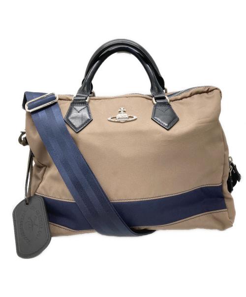 Vivienne Westwood man（ヴィヴィアン ウェストウッド マン）Vivienne Westwood man (ヴィヴィアン ウェストウッド マン) ビジネスバッグ カーキの古着・服飾アイテム