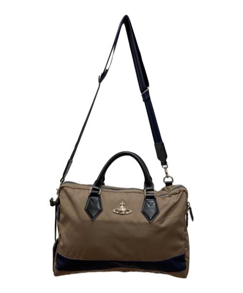 Vivienne Westwood man（ヴィヴィアン ウェストウッド マン）Vivienne Westwood man (ヴィヴィアン ウェストウッド マン) ビジネスバッグ カーキの古着・服飾アイテム