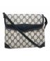 GUCCI（グッチ）の古着「ショルダーバッグ」｜ベージュ×ネイビー