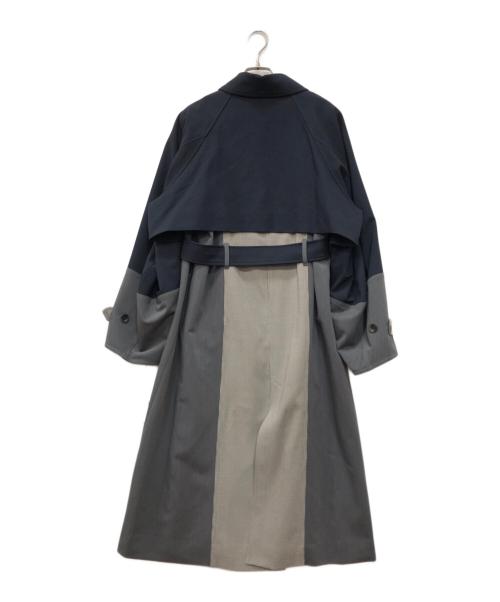 furfur（ファーファー）FURFUR (ファーファー) 3WAYトレンチコート ネイビー サイズ:Fの古着・服飾アイテム