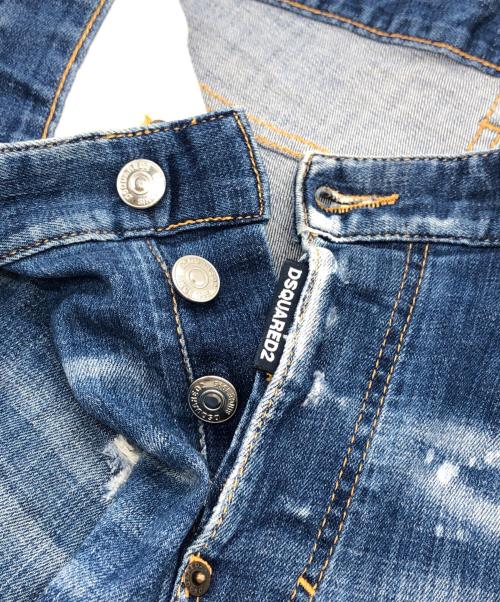 DSQUARED2（ディースクエアード）DSQUARED2 (ディースクエアード) TIDY BIKER JEAN インディゴ サイズ:42の古着・服飾アイテム