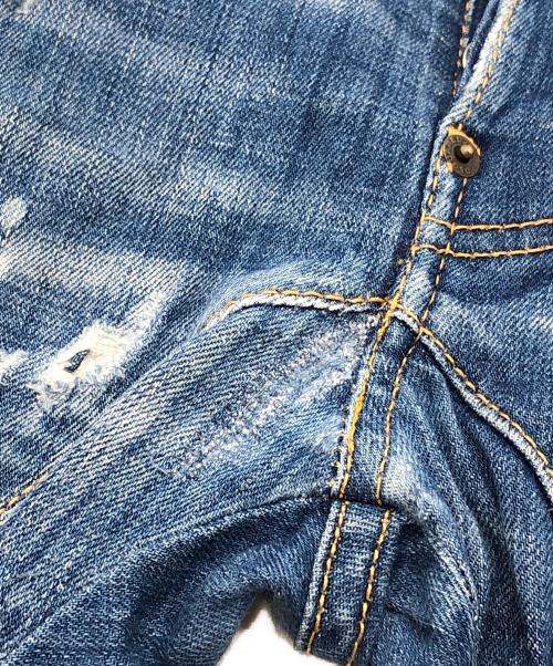 DSQUARED2（ディースクエアード）DSQUARED2 (ディースクエアード) TIDY BIKER JEAN インディゴ サイズ:42の古着・服飾アイテム
