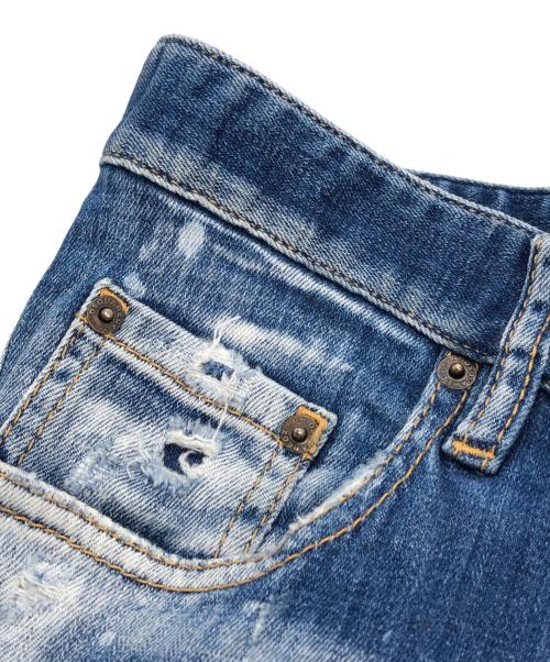 DSQUARED2（ディースクエアード）DSQUARED2 (ディースクエアード) TIDY BIKER JEAN インディゴ サイズ:42の古着・服飾アイテム