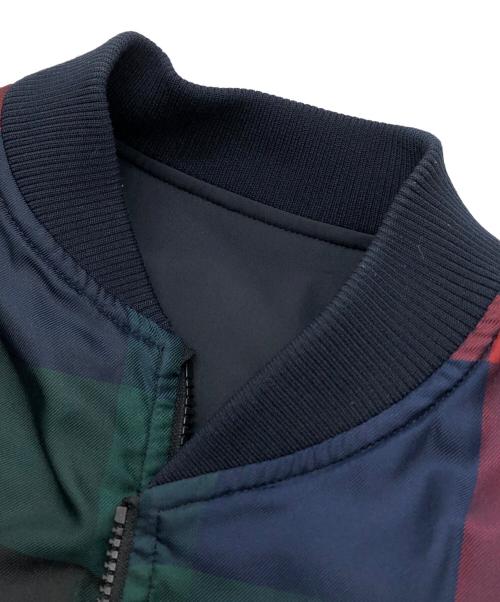 BLACK LABEL CRESTBRIDGE（ブラックレーベル クレストブリッジ）BLACK LABEL CRESTBRIDGE (ブラックレーベル クレストブリッジ) リバーシブルブルゾン ネイビー サイズ:Mの古着・服飾アイテム