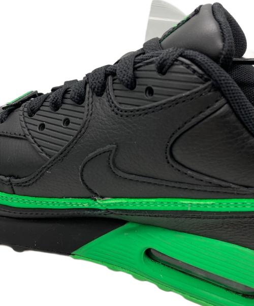 NIKE（ナイキ）NIKE (ナイキ) UNDEFEATED (アンディフィーテッド) AIR MAX 90 BLACK/GREEN ブラック サイズ:26.5cmの古着・服飾アイテム