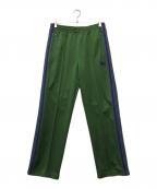 Needlesニードルズ）の古着「TRACK PANT - POLY SMOOTH」｜グリーン×パープル