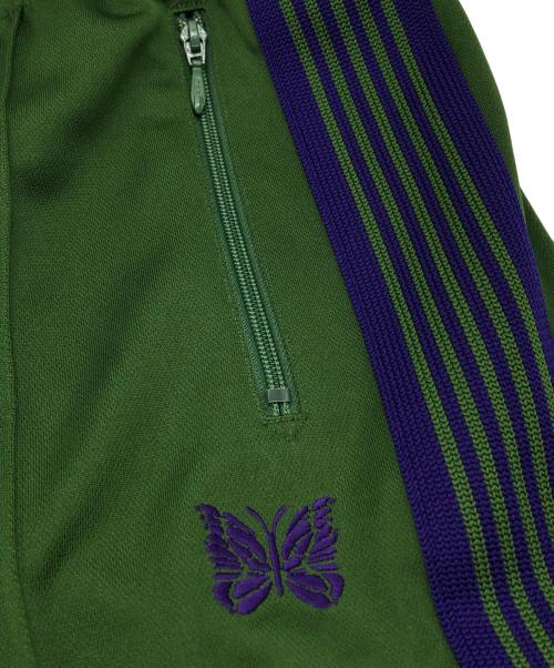 Needles（ニードルズ）Needles (ニードルズ) TRACK PANT - POLY SMOOTH グリーン×パープル サイズ:Sの古着・服飾アイテム