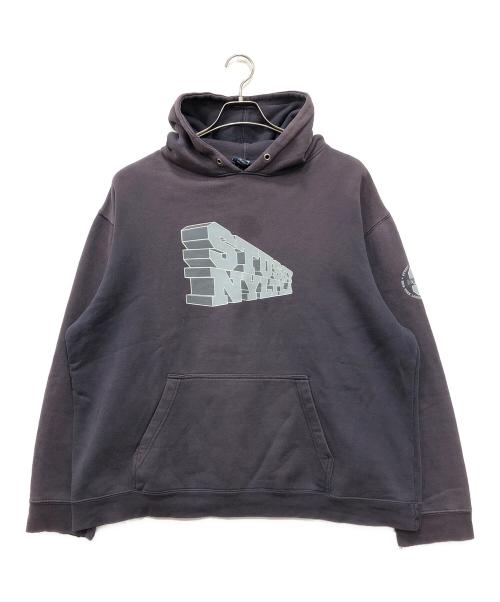 stussy（ステューシー）stussy (ステューシー) プルオーバーパーカー ネイビー サイズ:XLの古着・服飾アイテム