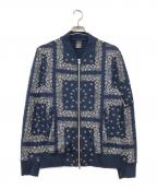 NUMBER (N)INEナンバーナイン）の古着「総柄ブルゾン」｜ネイビー