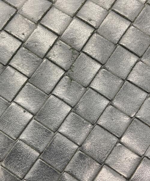 BOTTEGA VENETA（ボッテガベネタ）BOTTEGA VENETA (ボッテガベネタ) イントレチャート ジップロングウォレット ブラックの古着・服飾アイテム