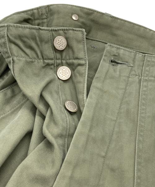 CIOTA（シオタ）CIOTA (シオタ) スビンヘリンボンベイカーパンツ グリーン サイズ:2の古着・服飾アイテム