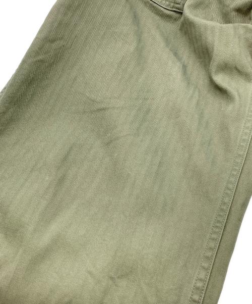 CIOTA（シオタ）CIOTA (シオタ) スビンヘリンボンベイカーパンツ グリーン サイズ:2の古着・服飾アイテム