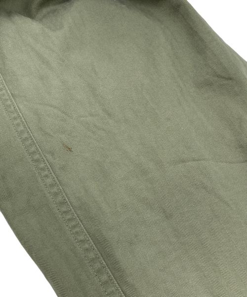 CIOTA（シオタ）CIOTA (シオタ) スビンヘリンボンベイカーパンツ グリーン サイズ:2の古着・服飾アイテム