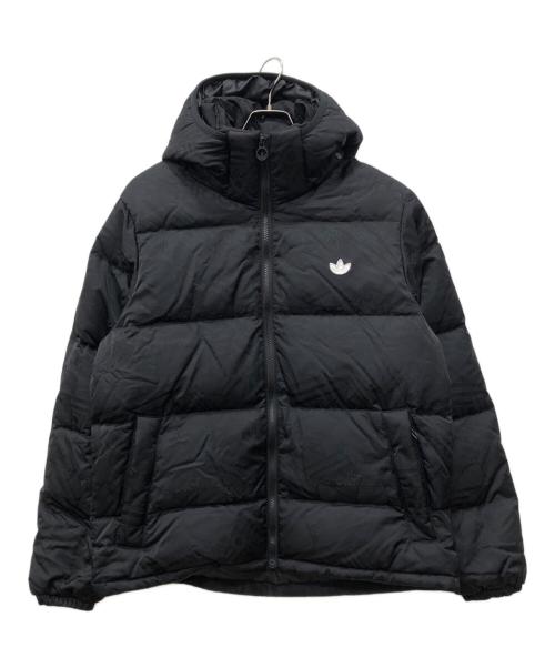 adidas（アディダス）adidas (アディダス) Rekive Down Regen Hooded Puffer Jacket ブラック サイズ:L 未使用品の古着・服飾アイテム