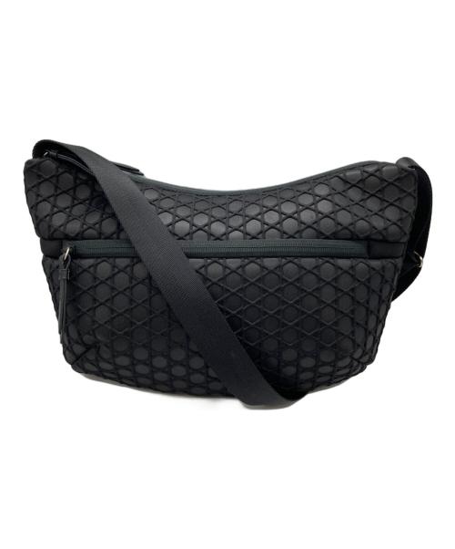 laquoh（ラクーオ）laquoh (ラクーオ) 篭目柄ショルダーバック ブラック サイズ:下記参照の古着・服飾アイテム