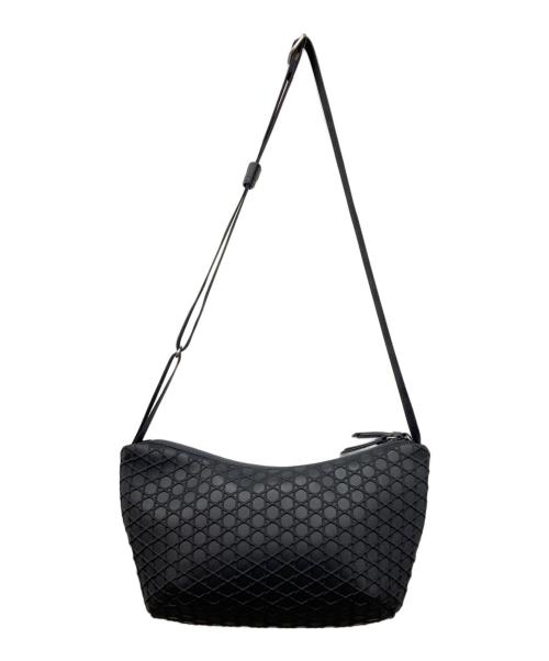 laquoh（ラクーオ）laquoh (ラクーオ) 篭目柄ショルダーバック ブラック サイズ:下記参照の古着・服飾アイテム