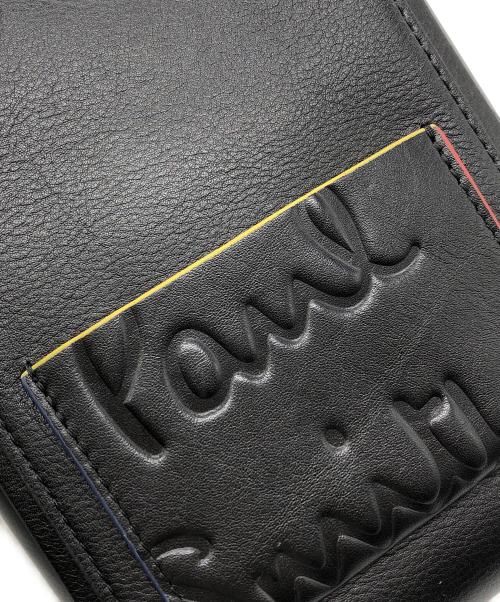 PAUL SMITH（ポールスミス）Paul Smith (ポールスミス) ブランデッドカラードエッジ ミニショルダーバッグ ブラック サイズ:下記参照の古着・服飾アイテム