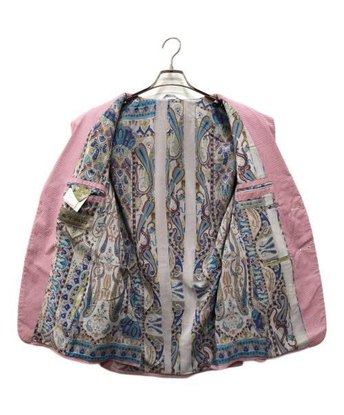 ETRO（エトロ）ETRO (エトロ) テーラードジャケット レッド サイズ:3の古着・服飾アイテム