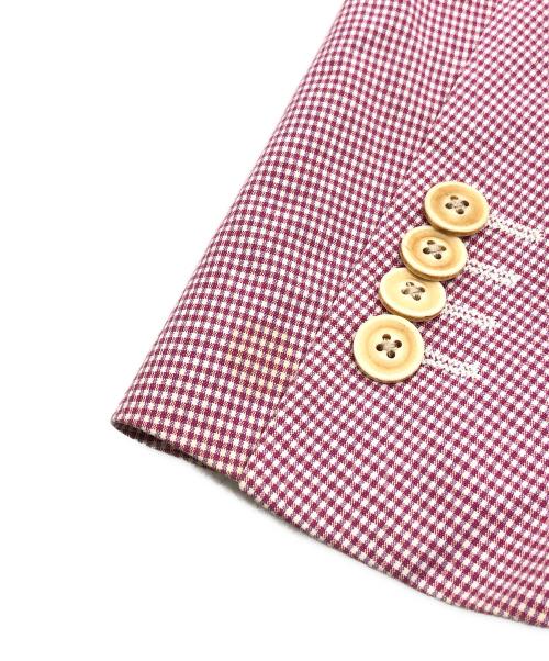 ETRO（エトロ）ETRO (エトロ) テーラードジャケット レッド サイズ:3の古着・服飾アイテム