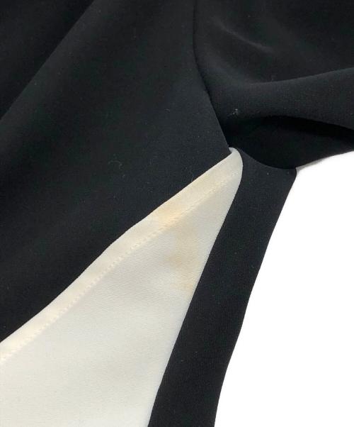 YOKO CHAN（ヨーコチャン）YOKO CHAN (ヨーコチャン) Side-Frill Dress ブラック サイズ:40の古着・服飾アイテム