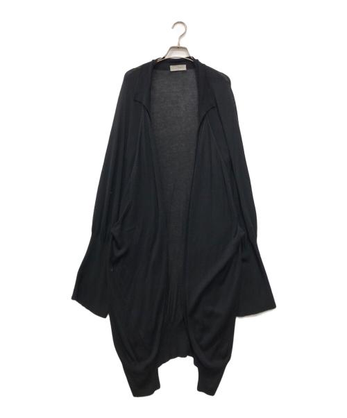 YOHJI YAMAMOTO（ヨウジヤマモト）YOHJI YAMAMOTO (ヨウジヤマモト) ロングカーディガン ブラック サイズ:2の古着・服飾アイテム