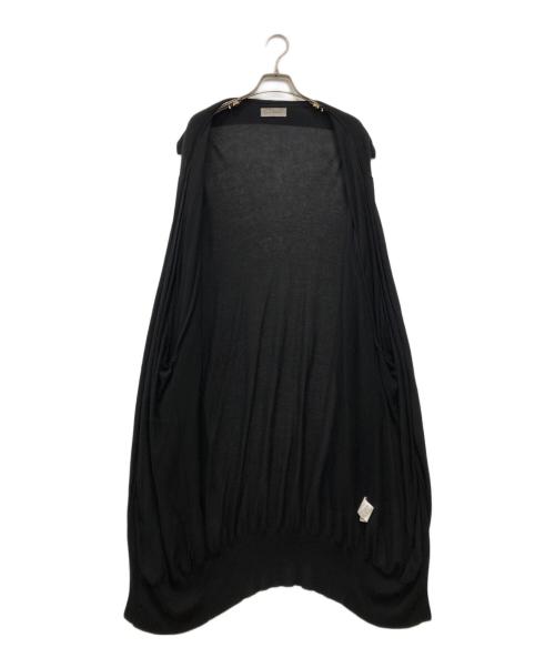 YOHJI YAMAMOTO（ヨウジヤマモト）YOHJI YAMAMOTO (ヨウジヤマモト) ロングカーディガン ブラック サイズ:2の古着・服飾アイテム