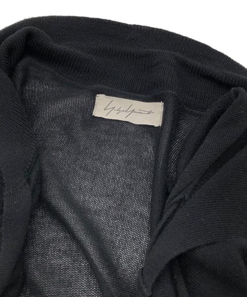 YOHJI YAMAMOTO（ヨウジヤマモト）YOHJI YAMAMOTO (ヨウジヤマモト) ロングカーディガン ブラック サイズ:2の古着・服飾アイテム