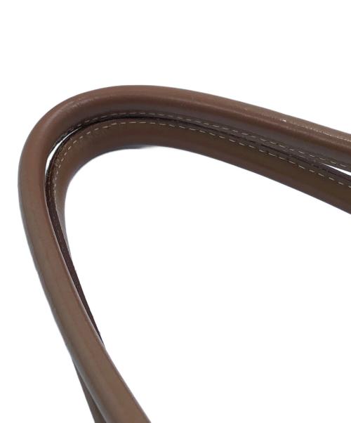 BURBERRY（バーバリー）BURBERRY (バーバリー) 裏地シャドーホース ロゴプレートハンドバッグ ベージュ サイズ:下記参照の古着・服飾アイテム