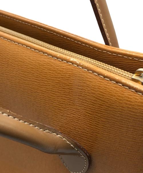 BURBERRY（バーバリー）BURBERRY (バーバリー) 裏地シャドーホース ロゴプレートハンドバッグ ベージュ サイズ:下記参照の古着・服飾アイテム