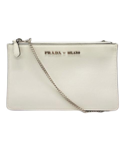 PRADA（プラダ）PRADA (プラダ) CITY CALF MIRCO ホワイト サイズ:下記参照の古着・服飾アイテム