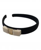 Salvatore Ferragamoサルヴァトーレ フェラガモ）の古着「ヴァラカチューシャ」｜ブラック