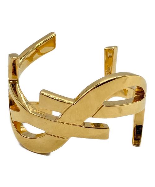 Saint Laurent Paris（サンローランパリ）Saint Laurent Paris (サンローランパリ) オピウムツイストカフブレスレット ゴールド サイズ:下記参照の古着・服飾アイテム