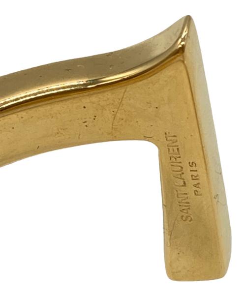 Saint Laurent Paris（サンローランパリ）Saint Laurent Paris (サンローランパリ) オピウムツイストカフブレスレット ゴールド サイズ:下記参照の古着・服飾アイテム