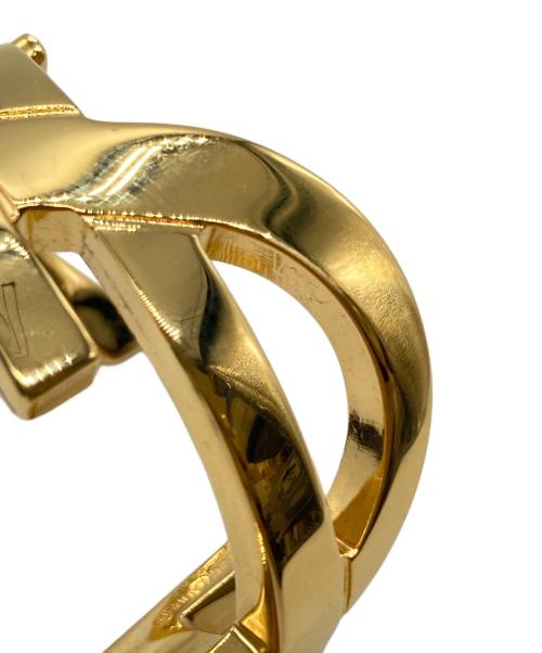 Saint Laurent Paris（サンローランパリ）Saint Laurent Paris (サンローランパリ) オピウムツイストカフブレスレット ゴールド サイズ:下記参照の古着・服飾アイテム