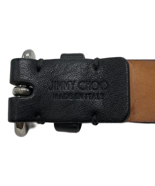 JIMMY CHOO（ジミーチュウ）JIMMY CHOO (ジミーチュウ) スタッズレザーブレスレット シルバーの古着・服飾アイテム