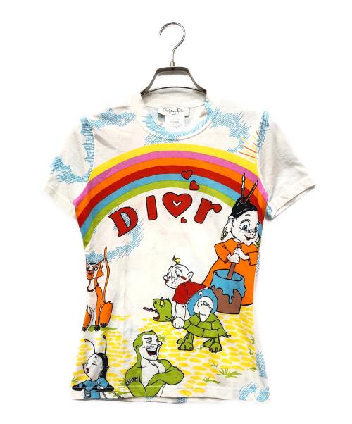 Christian Dior（クリスチャン ディオール）Christian Dior (クリスチャン ディオール) Tシャツ ホワイト サイズ:38の古着・服飾アイテム