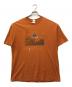 ALSTYLE APPAREL & ACTIVEWEAR（アレスタイルアパレル＆アクティブウェア）の古着「狂気プリントＴシャツ」｜オレンジ