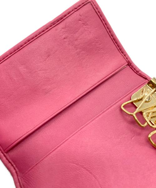 MIU MIU（ミュウミュウ）MIU MIU (ミュウミュウ) キーケース ピンク サイズ:下記参照の古着・服飾アイテム