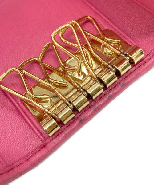 MIU MIU（ミュウミュウ）MIU MIU (ミュウミュウ) キーケース ピンク サイズ:下記参照の古着・服飾アイテム