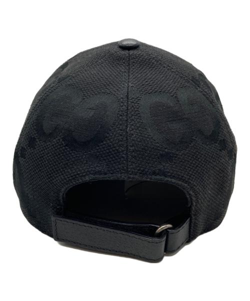 GUCCI（グッチ）GUCCI (グッチ) ジャンボGG ベースボールキャップ ブラック サイズ:下記参照の古着・服飾アイテム