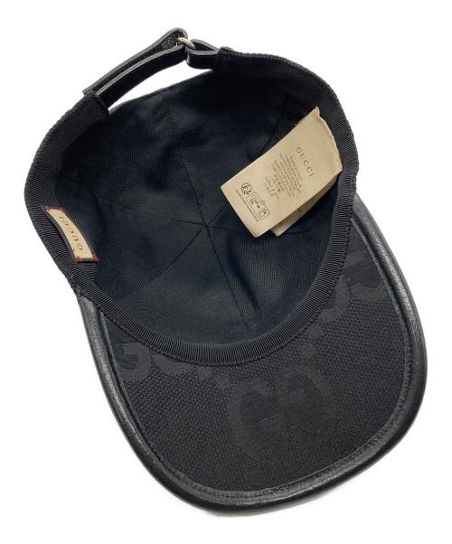 GUCCI（グッチ）GUCCI (グッチ) ジャンボGG ベースボールキャップ ブラック サイズ:下記参照の古着・服飾アイテム