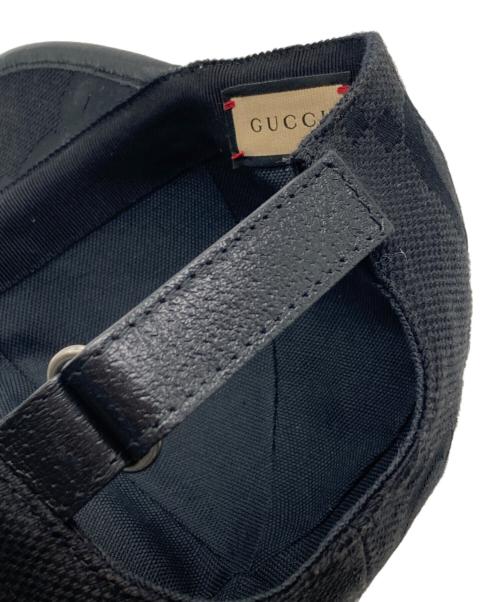 GUCCI（グッチ）GUCCI (グッチ) ジャンボGG ベースボールキャップ ブラック サイズ:下記参照の古着・服飾アイテム